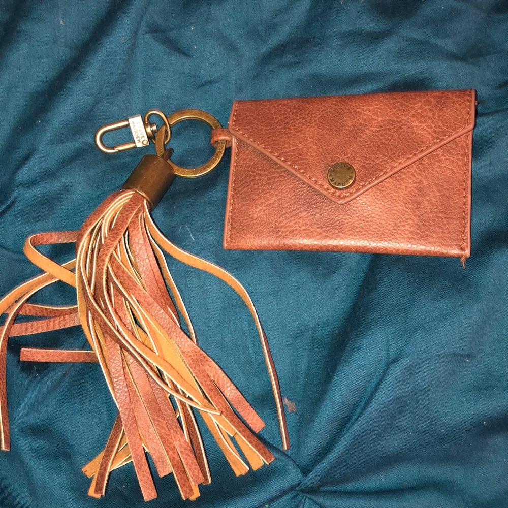 Steve Madden Key Ring Tassel & Coin pouch